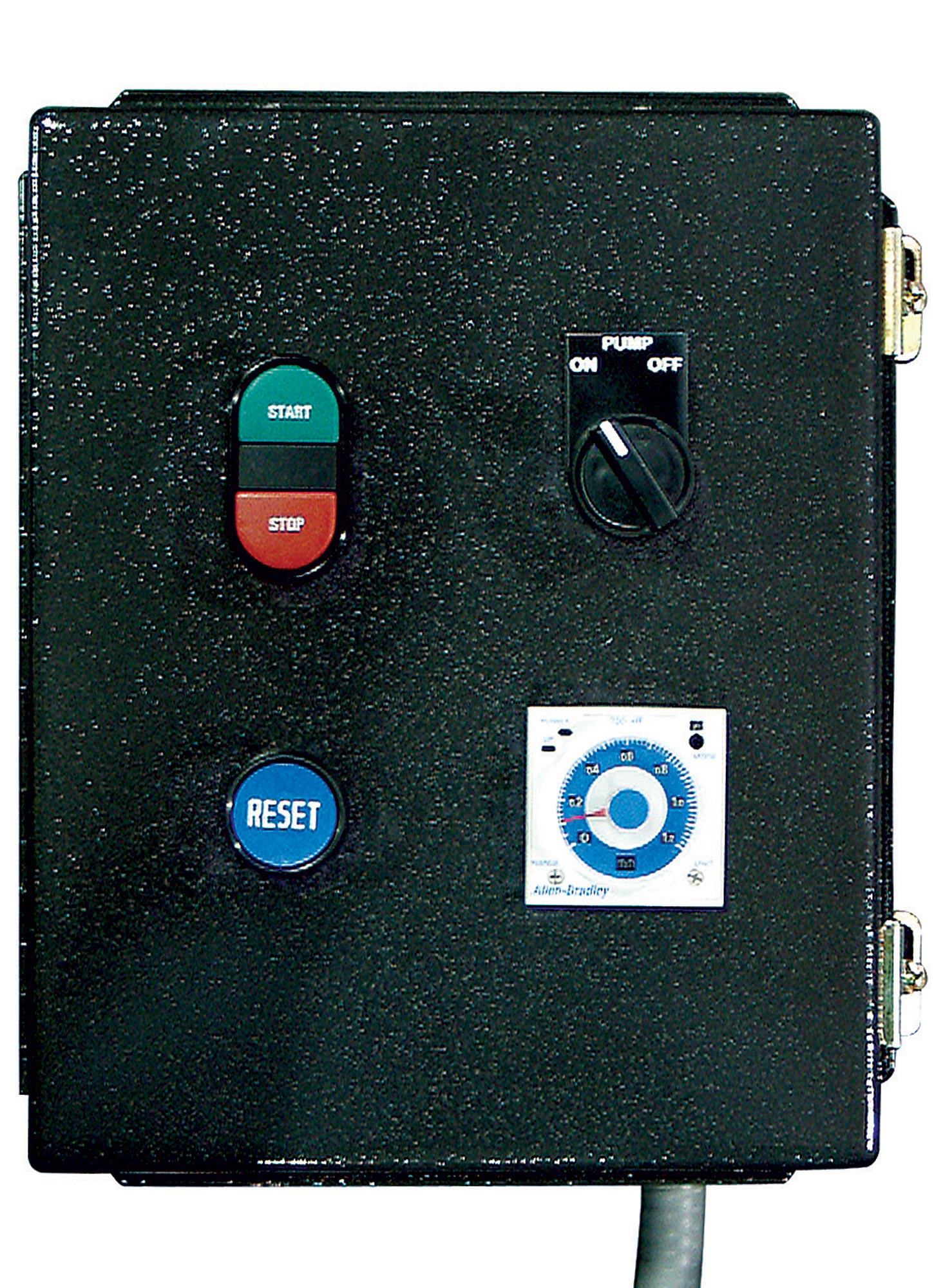 Optional Magnetic Starter with Integrated Timer. Available in single or three phase voltages.